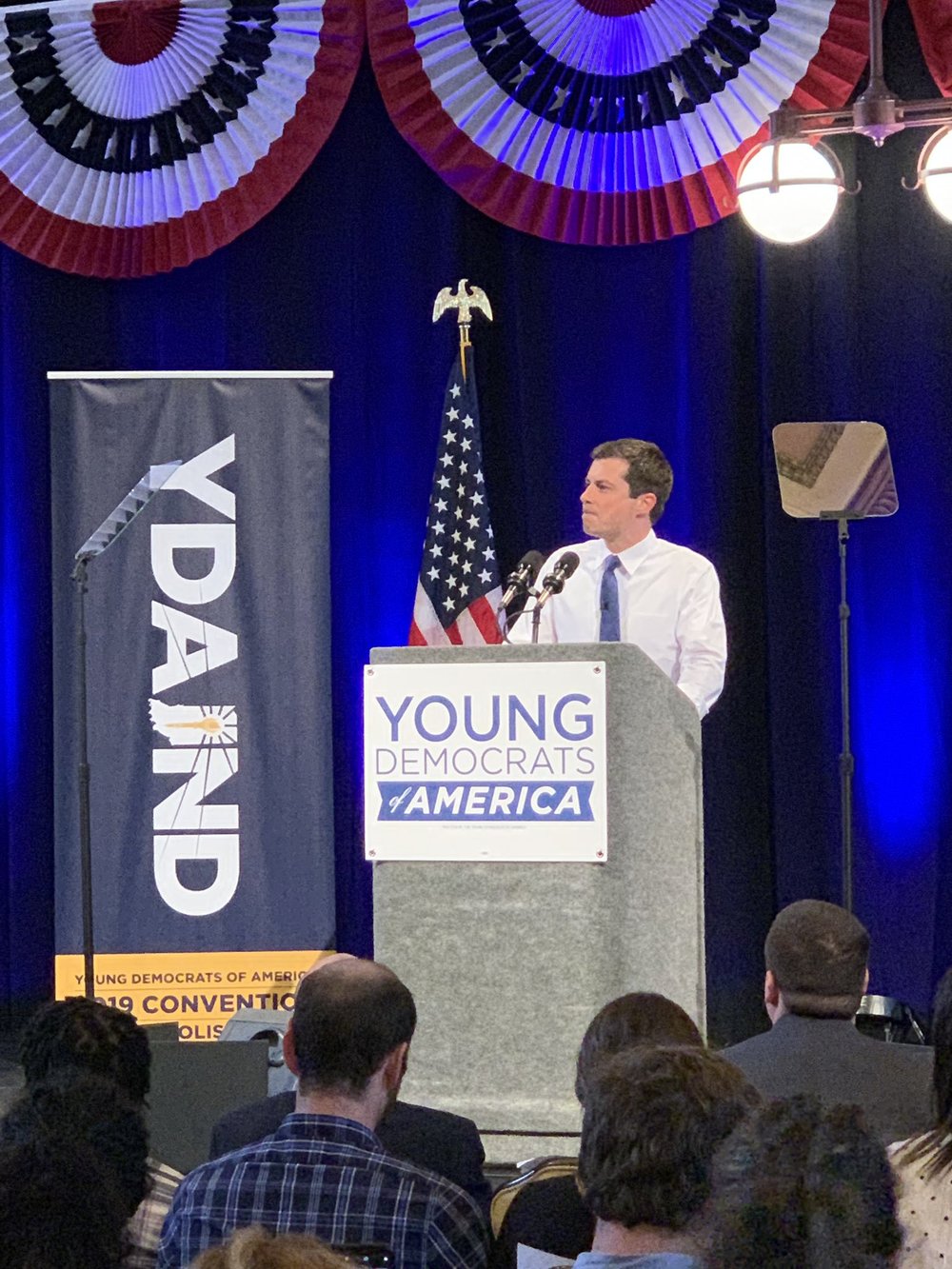  Pete Buttigieg addressing the Young Democrats in Indiana 